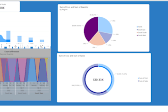 build powerbi dashboard and report for you