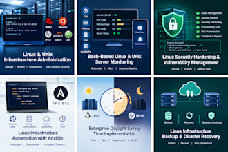 provide linux administration, troubleshooting and security