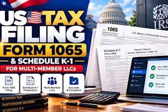 efile form 1065 partnership tax return and schedule k1 for multi member llcs