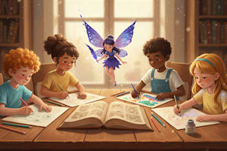 illustrate children book illustration, kids book, children book illustration