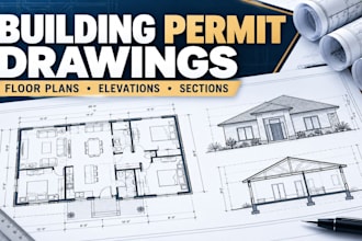 create building permit drawings and city permit plans