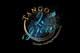 design modern dance, dance studio, dance team, and dance academy logo