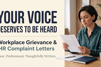 write a professional workplace grievance or HR complaint letter