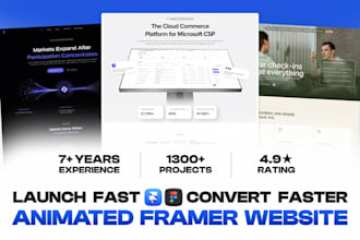 do framer website design and figma to framer conversion