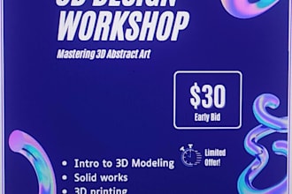 design 2d and 3d models for 3d printing using solid works