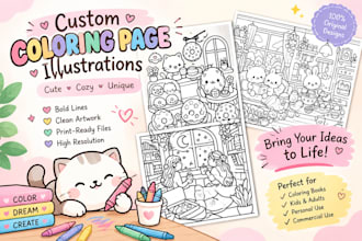 create unlimited coloring book pages and activities pages