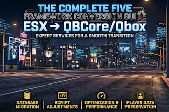 convert your fivem server from esx to qbcore or qbox