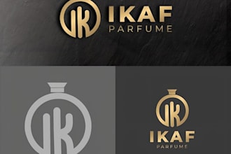 design a luxury perfume, cosmetic and beauty brand logo