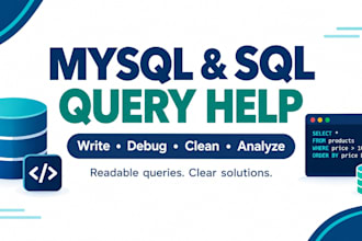 write and debug mysql sql queries