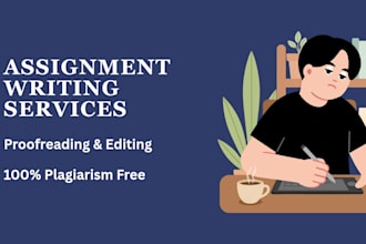 do assignment writing, proofreading, and editing in ms word