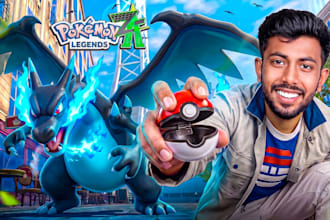 design irl pokemon youtube thumbnails for challenge videos