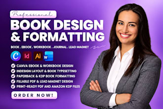 format, design canva workbook design, journal formatting, journal design