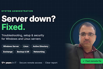 fix secure and optimize your windows or linux server