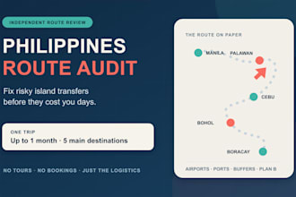 audit your philippines itinerary and fix risky island transfers
