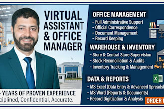 be your expert warehouse and office assistant
