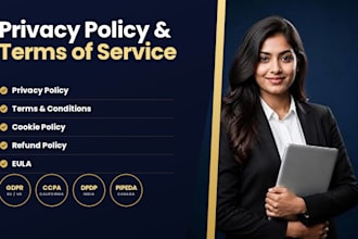 gdpr compliant privacy policy and terms and conditions