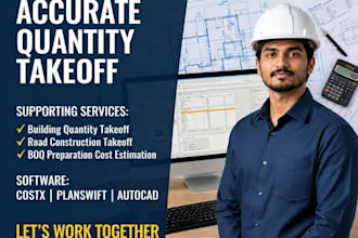 do quantity takeoff and boq preparation from drawings
