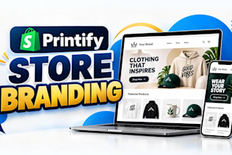 customize and brand your printify pop up store