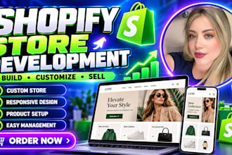 build a shopify store with organized products and collections