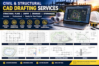 create structural plans swppp drainage grading and stormwater plan lid