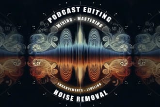 denoise, edit and mix your podcast