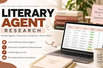 research verified literary agents accepting submissions and guidelines for books