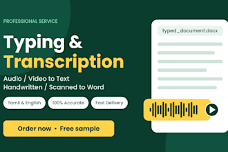 do typing jobs fast