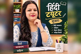 be your native hindi tutor for fluent