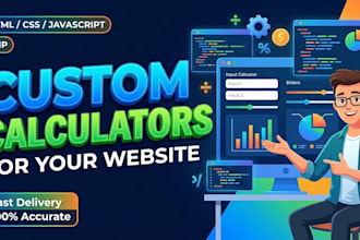 build a custom online calculator for your website