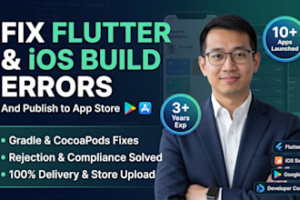 fix flutter build errors and publish to app store