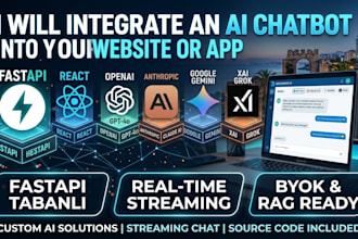 integrate ai chatbot or llm into your website or app with fastapi