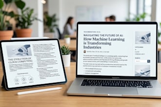 write professional tech content and SEO articles for your business