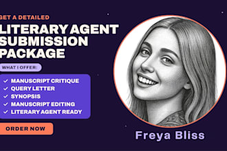 critique your manuscript query letter and synopsis for literary agent submission
