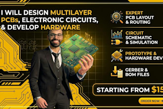 do pcb design, hardware development, and prototyping