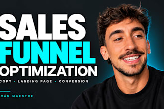 optimize your sales funnel landing page copy and conversions