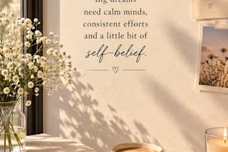 design aesthetic quote posts and social media graphics