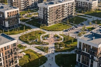 design 3d apartment complex landscaping and outdoor spaces