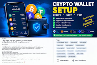 help you with crypto exchange guidance and wallet setup