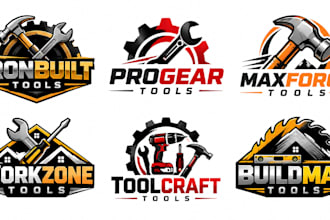 design a professional hardware, handyman, construction, engineering tools logo