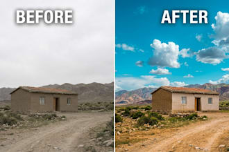 professional photo editor face retouching expert in background color grading
