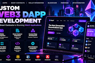 build custom web3 dapps and integrate smart contracts