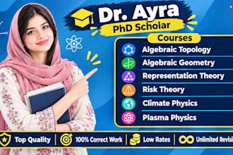 do algebraic topology geometry representation risk theory climate plasma physics