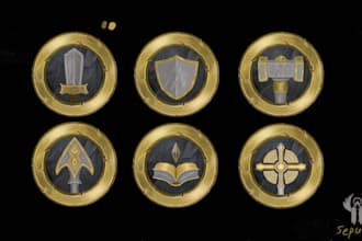 2d game art assets, concept art, UI