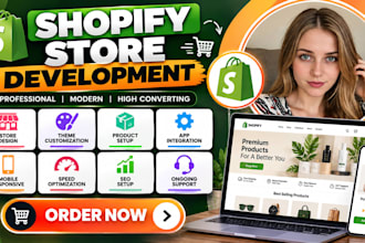 design a shopify website with product pages and clear navigation