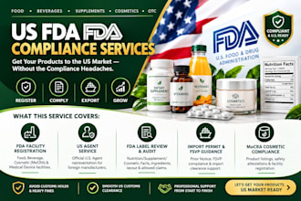 do fda registration fda label review us agent and fda import permit compliance