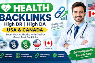do health backlinks from guest posting for medical off page seo services