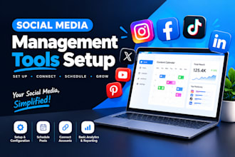 setup buffer, hootsuite, later, metricool, socialpilot for instagram, facebook