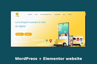 build a responsive wordpress website with elementor