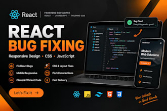 fix react bugs and responsive design issues