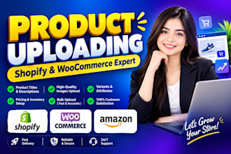 do bulk product uploading and seo optimized ecommerce product listing